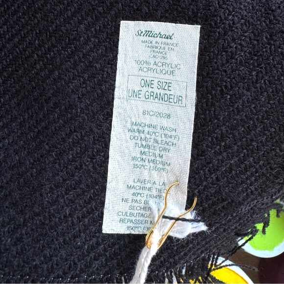 Vintage St. Michael Plaid Square Scarf - Picture 7 of 12